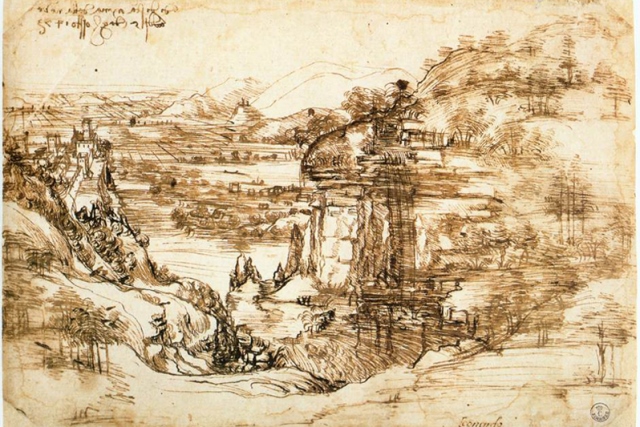 Due disegni originali di Leonardo esposti a Vinci
