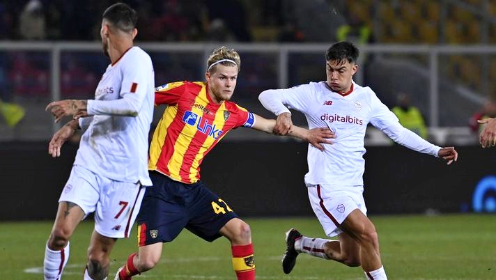 La Roma fa 1-1 a Lecce: Falcone mura i giallorossi