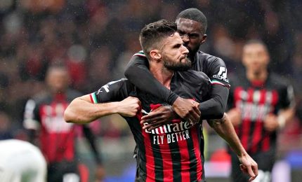 Milan-Salernitana 1-1, a Giroud risponde Dia