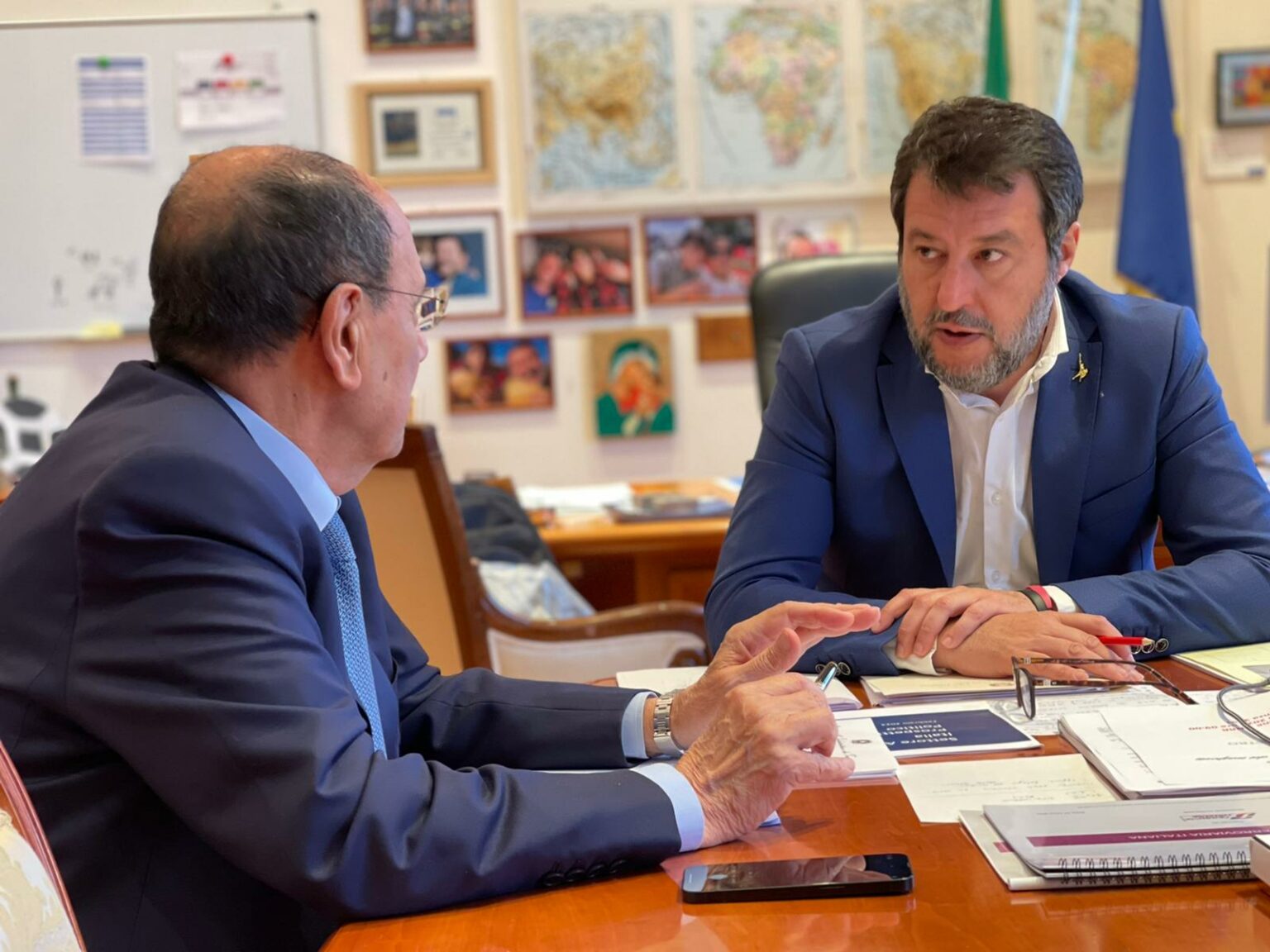Ponte, Schifani: “In linea con quello che sta facendo Salvini”
