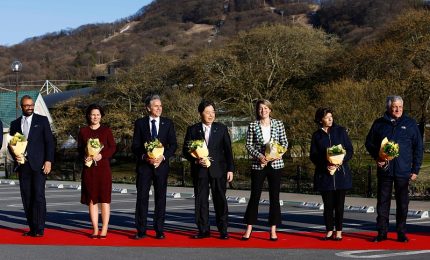 Ministri degli Esteri G7 arrivati a Karuizawa per riunione-chiave