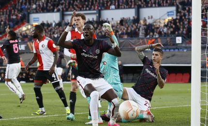 Il primo round al Feyenoord, Roma battuta 1-0