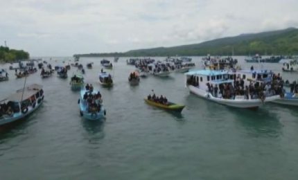 Pasqua, in Indonesia torna la processione con barche