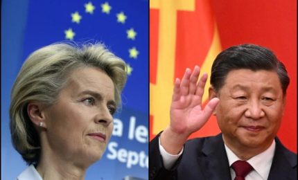Europa-Cina, giovedì la visita di von der Leyen e Macron a Pechino