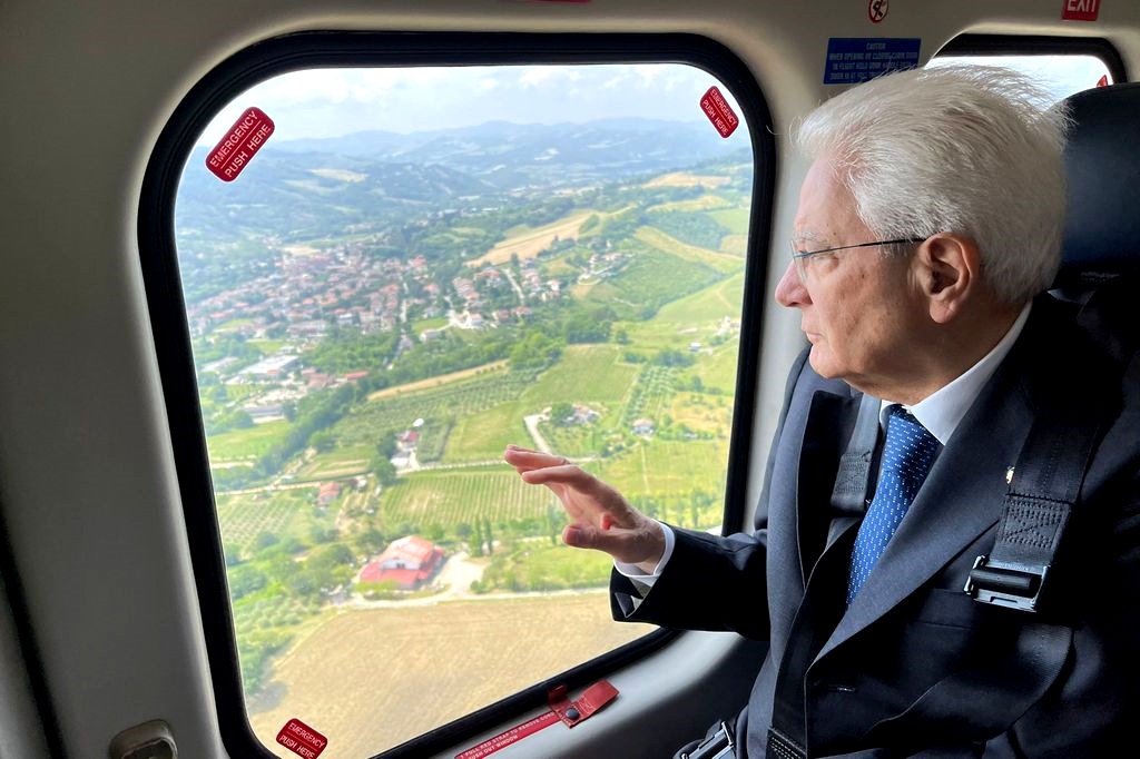 Mattarella visita la Romagna e assicura: non siete soli