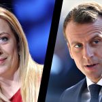 Giorgia Meloni e Emmanuel Macron