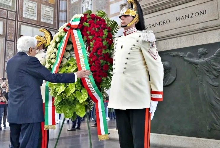 Mattarella a Milano per celebrazioni 150 anni morte di Manzoni
