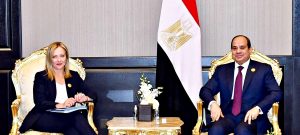 Meloni sente al Sisi