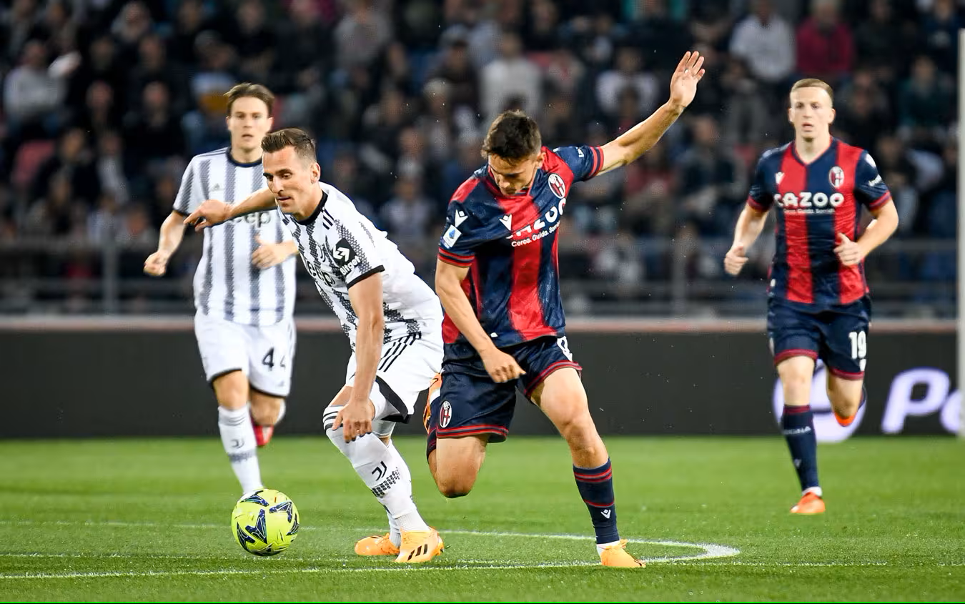 Juve fermata dal Bologna 1-1, Fiorentina-Lecce 2-2