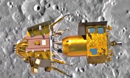Il lander lunare indiano si è separato dal modulo di propulsione