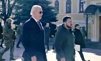 Spot elettorale per Biden che celebra il suo coraggio a Kiev
