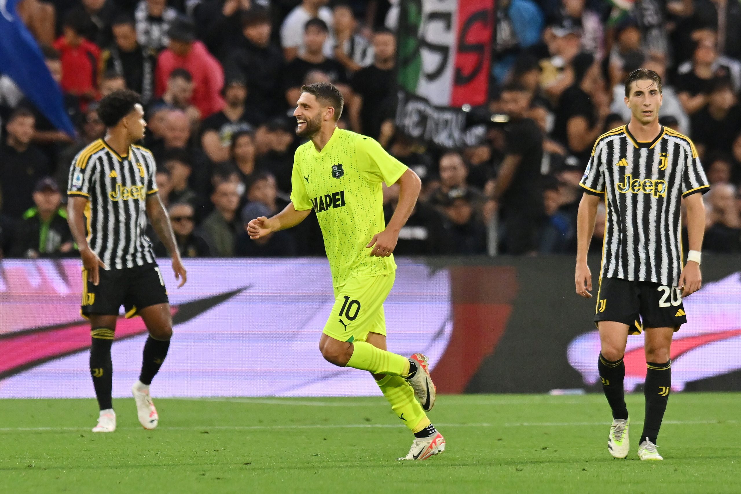 La Juve cade al Mapei, il Sassuolo vince 4-2