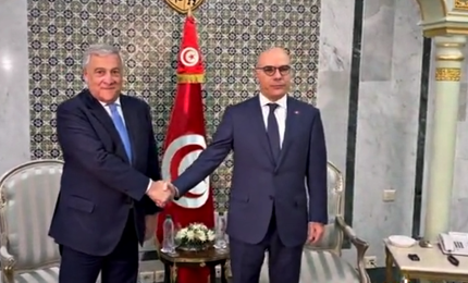 Tajani a Tunisi: Italia fortemente impegnata per raggiungere la pace