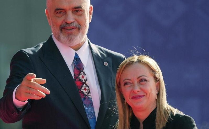 Edi Rama e Giorgia Meloni