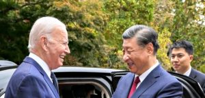 Joe Biden e il presidente cinese Xi Jinping,