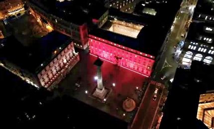 Palazzo Chigi s'illumina di rosa per la lotta contro il tumore al seno