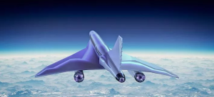 Ricostruzione grafica di un futuro aereo ipersonico civile