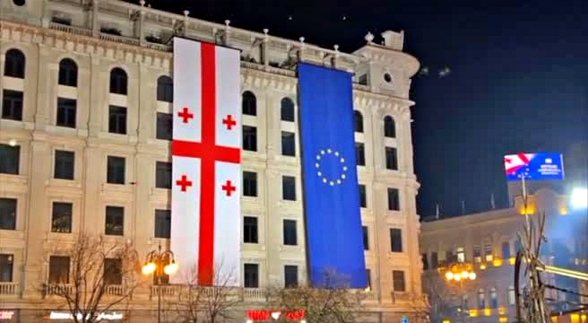 La Georgia festeggia lo status di candidato all'Unione europea