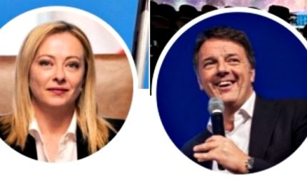 Giorgia Meloni leader dei social nel 2023, Renzi e Conte in affanno