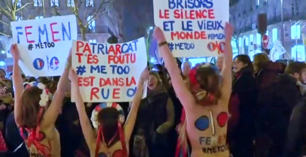 Manifestazioni in Francia contro il sessismo e l'affaire Depardieu