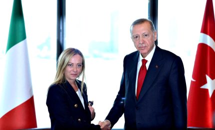 Erdogan-Meloni: intesa su Libia, cresce scambio commerciale