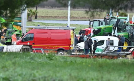 In Francia auto su agricoltori che protestano, muore manifestante