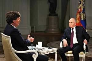 Tucker Carlson e Vladimir Putin