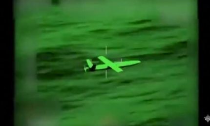 Distrutto un drone Houthi, il video dell'elicottero francese