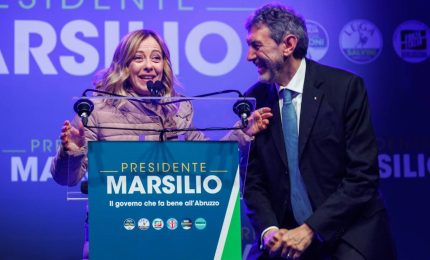 L'Abruzzo riconferma Marsilio. Meloni: risultato storico