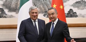 Antonio Tajani e Wang Wantao