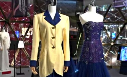 In mostra a Hong Kong prima dell'asta gli abiti di Lady Diana