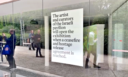 Biennale, chiuso padiglione Israele "in attesa cessate il fuoco"