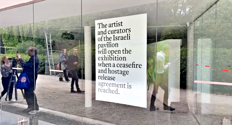 Biennale, chiuso padiglione Israele “in attesa cessate il fuoco”