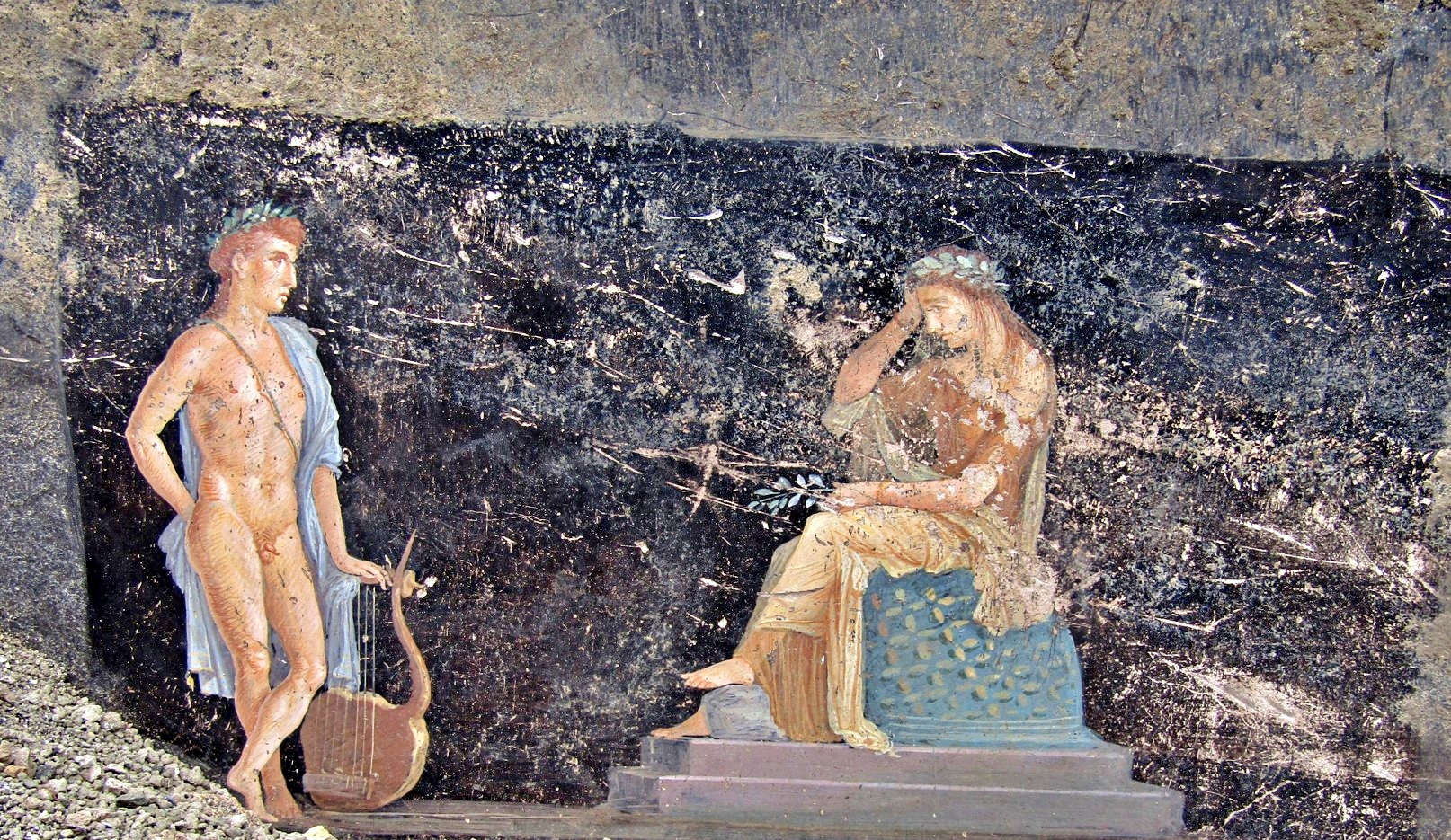 A Pompei emerge un salone ispirato alla guerra di Troia
