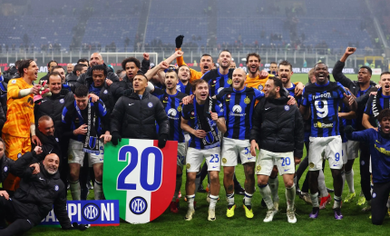 L'Inter batte il Milan nel derby e conquista il 20esimo scudetto