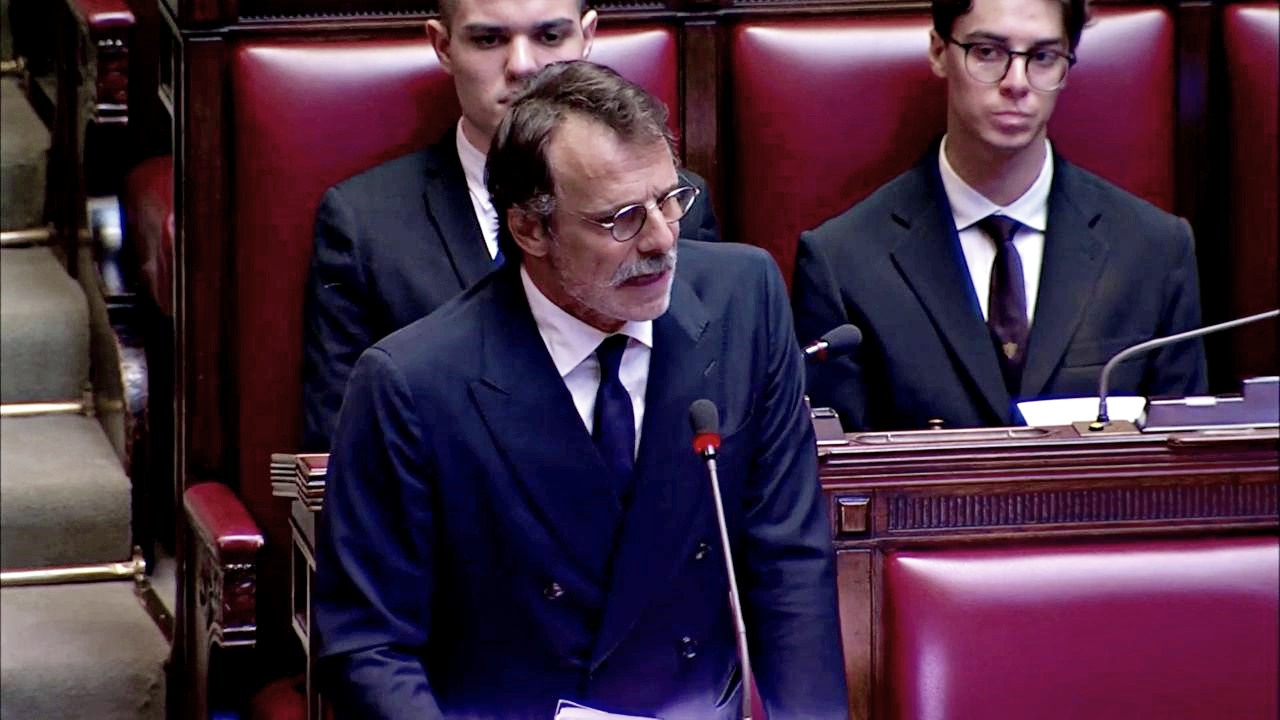 Alessandro Preziosi alla Camera legge l'ultimo discorso di Matteotti