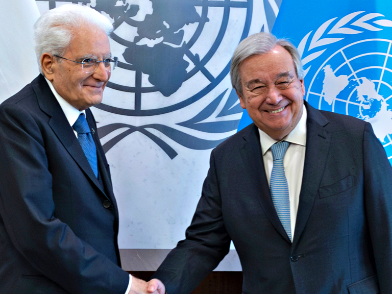 Mattarella all’Onu