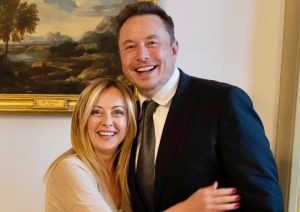 Giorgia Meloni e Elon Musk