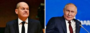 Olaf Scholz e Vladimir Putin1