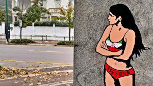 murale alexsandro palombo consolato iraniano