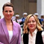 Mette Frederiksen e Giorgia Meloni