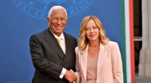 Antonio Costa e Giorgia Meloni