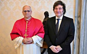 Il presidente argentino Milei ricevuto da Papa Leone XIV