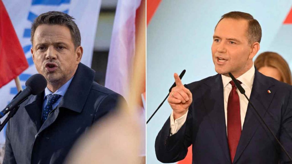 Rafał Trzaskowski e Karol Nawrocki