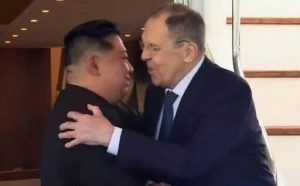 Kim Jong-un e Sergei Lavrov ok