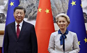 Xi Jinping e Ursula von der Leyen