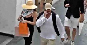 David e Victoria Beckham a Capri p