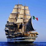 La Amerigo Vespucci riparte da Genova verso il Nord America per una nuova campagna internazionale
