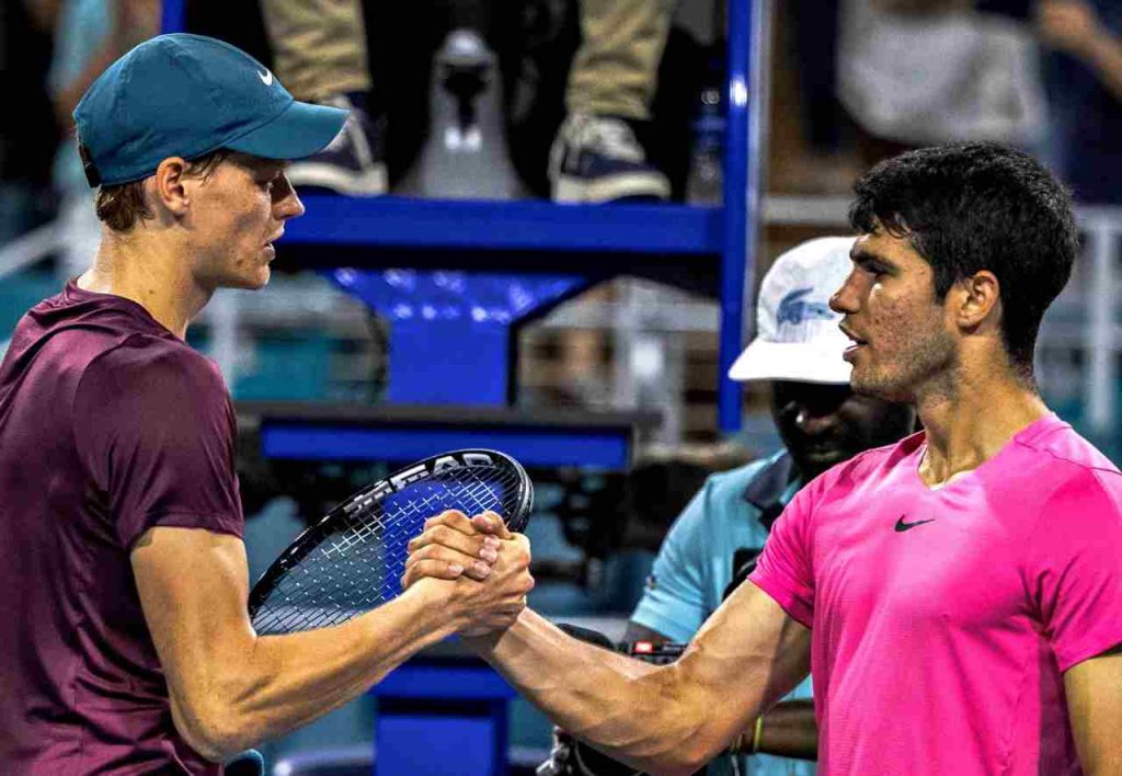 Jannik Sinner e Carlos Alcaraz (2)