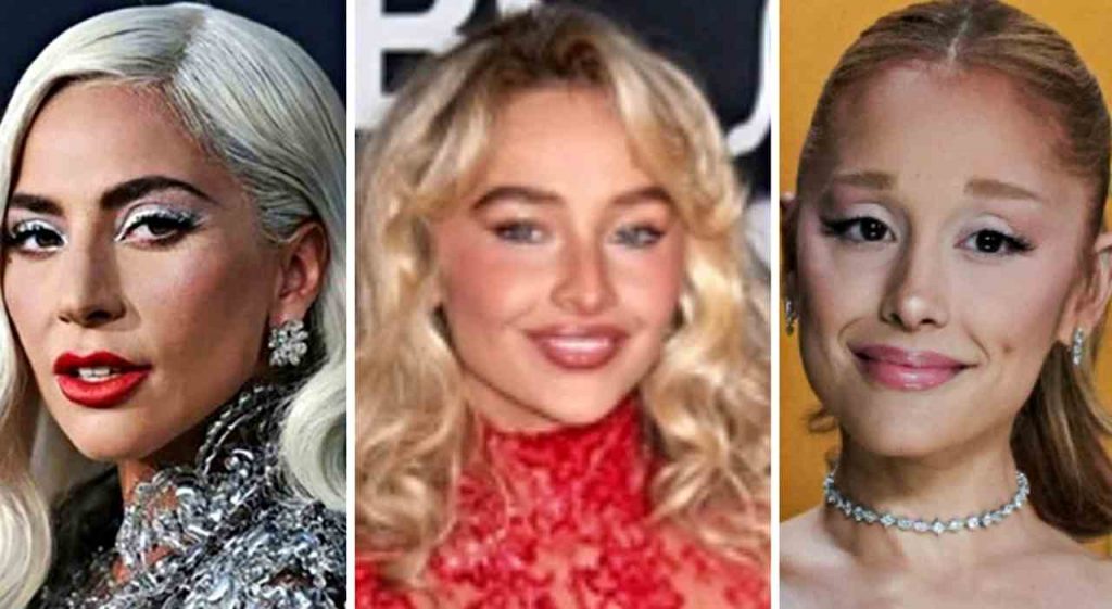 Lady Gaga, Sabrina Carpenter e Ariana Grande